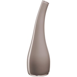 LEONARDO HOME Arco Vase, 1 Piece, Handmade Vase with Curved Shape, Simple Artwork, Elegance for Home, Curved Vase, Height 25 cm, Taupe, 045270