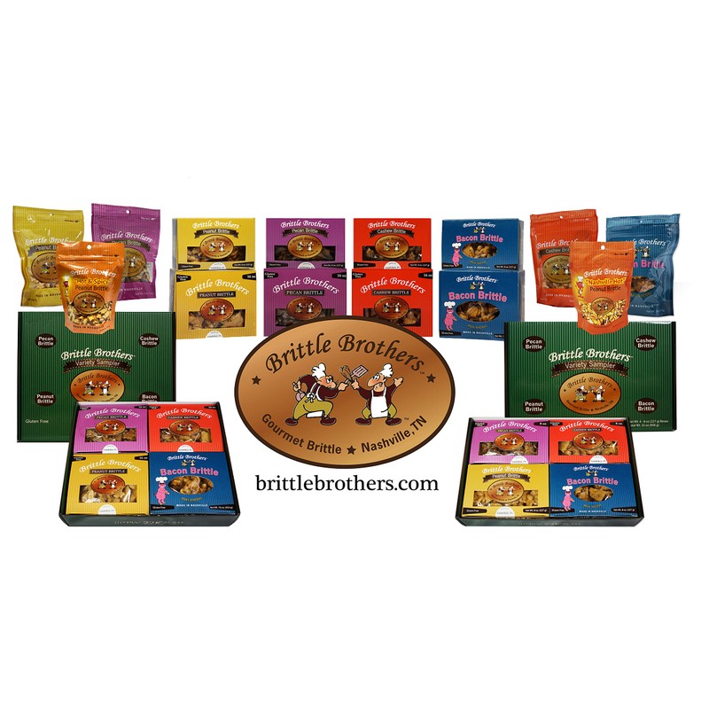 Brittle Brothers Nashville Hot Peanut Brittle - 5 oz Gift