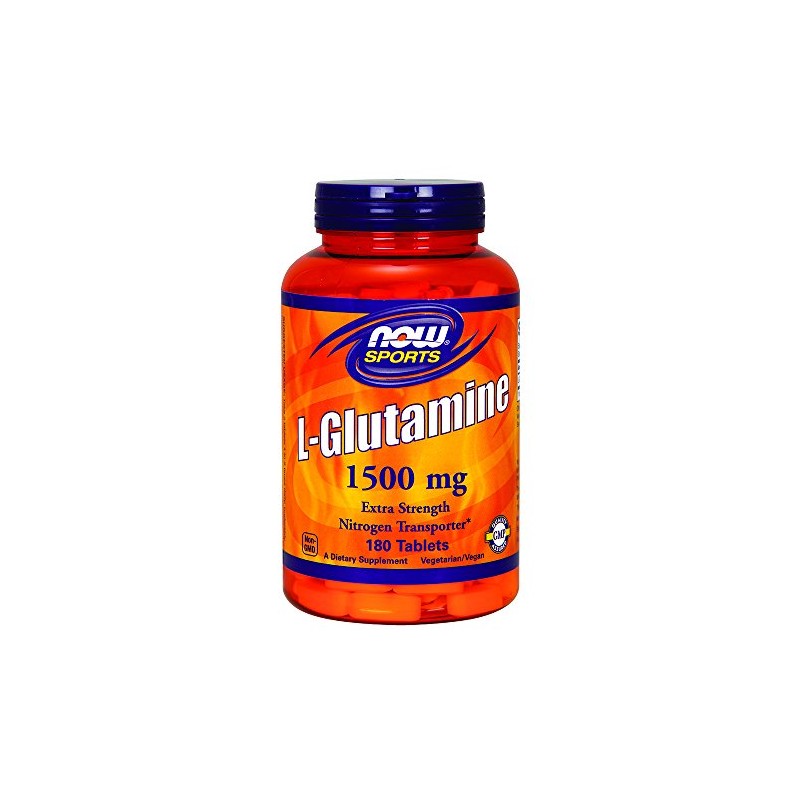 NOW NF Glutamina 1500 mg, 180 tablets