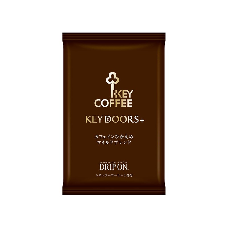 KEY DOORS+ Drip On Caffeine Hikame Mild Blend, 10 Bags