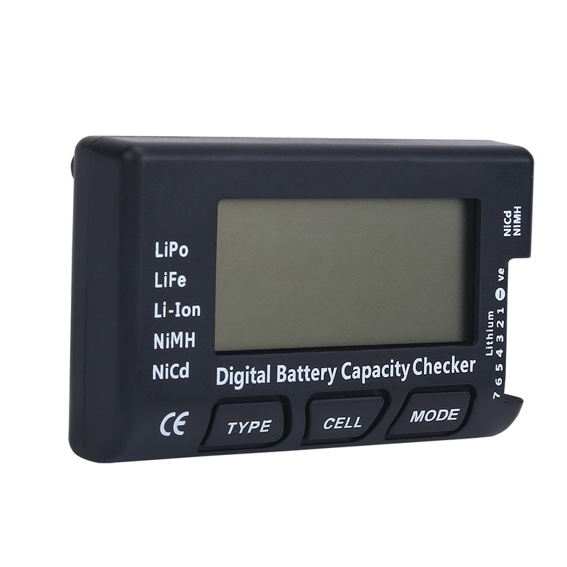 Digital Battery Capacity Checker Voltage Tester Detector for LiPo Li