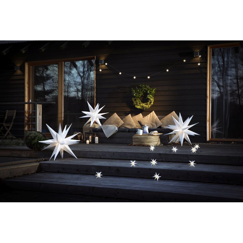 Novaliv Christmas Star Decorative Star 25 cm White Indoor and