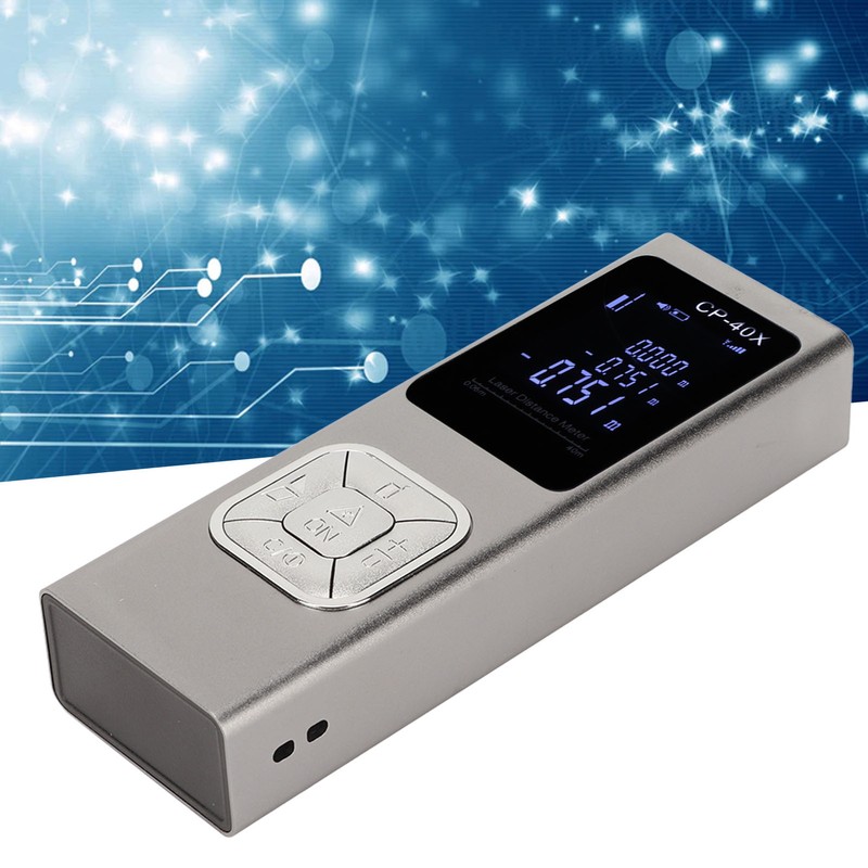 Handheld Laser Distance Meter Aluminium Alloy High Accuracy M Ft
