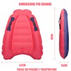 Norhogo Inflatable Body Board, Portable Inflatable Float Fin, Surfboards Soft
