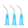 JMU 100Pcs Bent Dispensing Tips 23G, Blunt Tip Dispensing Needle,
