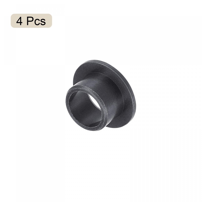 sourcing map Flanged Sleeve Bearings 8mm Bore 10mm OD 7mm