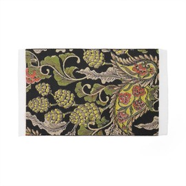 Odoria 1/12 Scale Miniature Area Rug Carpet Dollhouse Accessories, Black