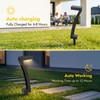 Ousam Led Solar Lawn Lights 7-Shaped Solar Walkway Light Outdoor