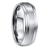 NUNCAD Tungsten Ring Men/Women's Silver Grey 6 mm 7 mm