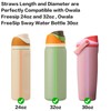 Straws Replacement Compatible with Owala Freepsip 24oz,32oz Water Bottle,Replacement Parts