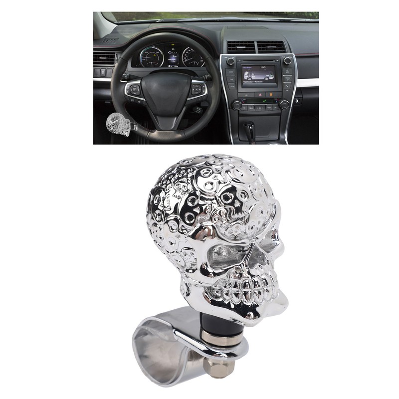 Skull Steering Wheel Turn Knob 3cm Diameter Turn Knob Spinner