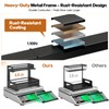 2-Pack Under Sink Organizers and Storage,2-Tier L Shape Pull Out