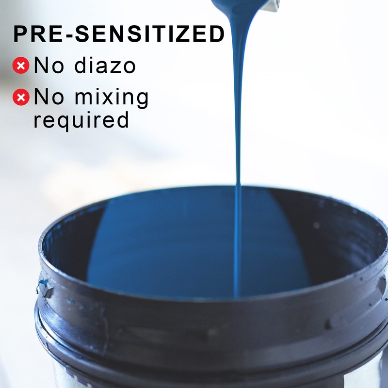 Ecotex® AP Blue Screen Printing Emulsion (Pint - 16oz.) Pre