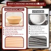Banneton Bread Proofing Basket Set - 9" Round & 10"