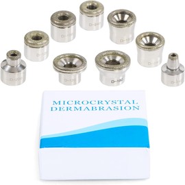UNOISETION Diamond Microdermabrasion Tips Replacement for Diamond Tip Microdermabrasion Machine, 9PCs Facial Peel Diamond Microderm Tips for Microdermabrasion Device