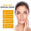 Facial Hair Removal Cream,Natural Facial Hair Remover Cream,Gentle Upper Lip