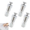 4PCS Toilet Seat Screws Set - Easy Install Top Fixing