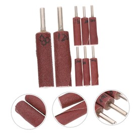 Gadpiparty 1Set Sanding Drum Kit for Rotary Tools High Wear Resistance Polishing Heads for Jewelry Tight Spaces Cylinder Shape for Easy Buffing and Grinding