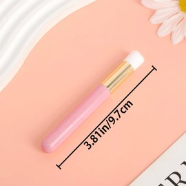 20 PCS Lash Shampoo Brushes Eyelash Extension Cleaning Brush Pink Makeup Brushe Soft Eyelash Cleanser Remover Tool Facial Cleansing Tool Nose Pore Deep Cleanser for Women Girl