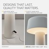 Adesso Cordless Table Lamp with 3-Level Touch Dimmer & Built-in