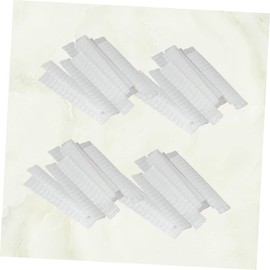 WOONEKY 100pcs Pe Net Makeup Brush Protective Covers White Sleeves for Safe Storage and Travel Essential Makeup Tool Guard to Keep Brushes Clean and Condition