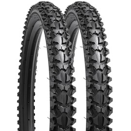 2-PCS 18" Mountain Bike Tires 18x2.10/54-355 Compatible with Mountain Bike 18 x 2.0 18 x 2.10 18x2.125 Bike Bicycle Tires (Y-1041)