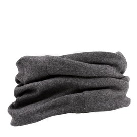 CHARM Organic Cotton Headband Beanie - Mens Neck Gaiter Chemo Hat Womens Hairband Ear Warmer Dark Grey Purple