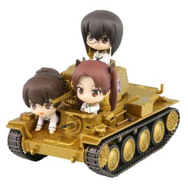 Pair Dot PD21SP Girls & Panzer 38t Tank B/C Type Ending Ver. During Friendly Games, Non-scale, Total Length: Approx. 3.2 inches (82 mm), Painted, Finished Product