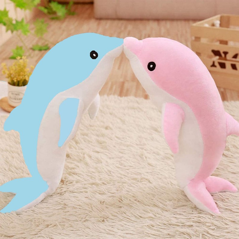 Somao Dolphin Stuffed Animals Plush Pillow Super Soft Sea Animal