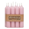 Nordring 24 Taper Candles 2.2 x 11 cm Antique Pink
