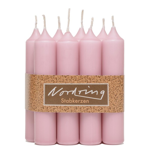 Nordring 24 Taper Candles 2.2 x 11 cm Antique Pink