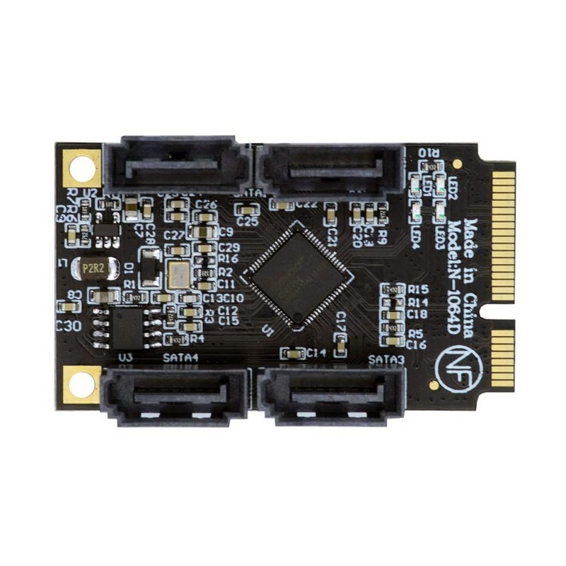 xiwai Mini PCI Express PCI-E to SATA 3.0 Extension Card,