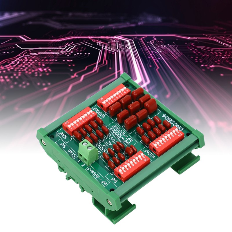 1nF Step 4 Digit Decade Programmable Capacitor Board Polypropylene Film