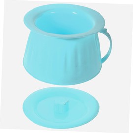ORFOFE Unisex Portable Chamber Pot Urinal Lid Lightweight and Compact Spittoon for Bedroom Use Non-skid Base Easy to Clean Material for Seniors and Boys and Girls