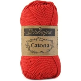 Scheepjes Yarn, Cotton, Red, One Size