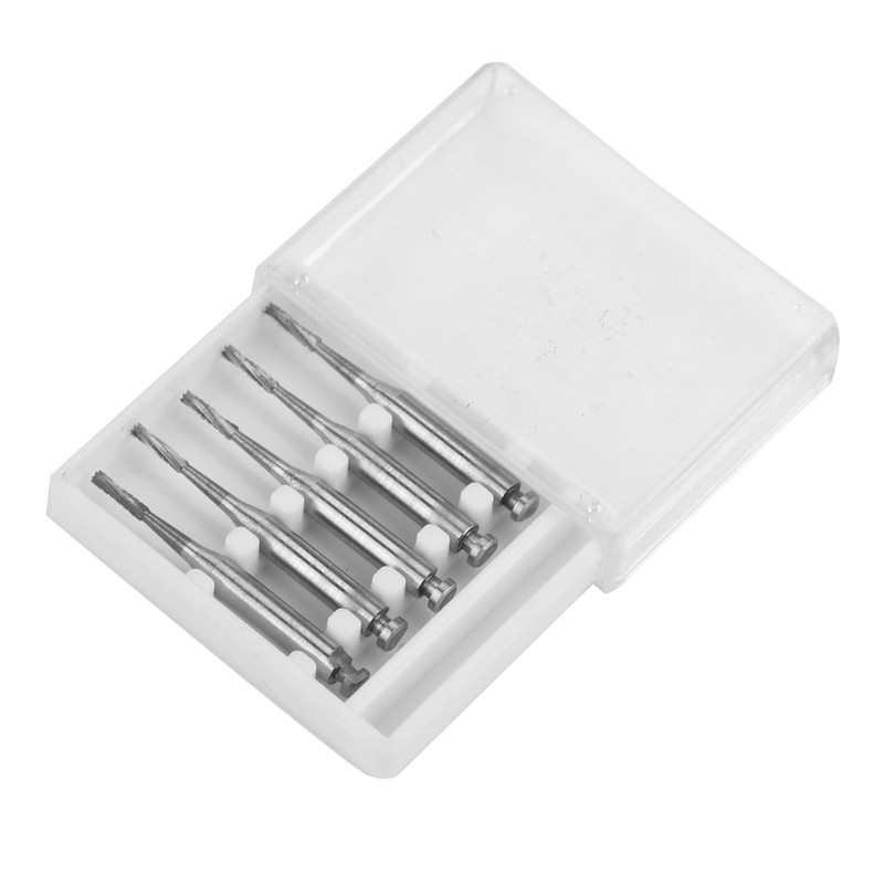 5pcs Low Speed Tungsten Carbide Steel Dental Cutting Burs Dentist