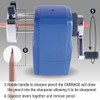 Helix Metal Desktop Sharpener for Standard and Jumbo Pencils (Assorted