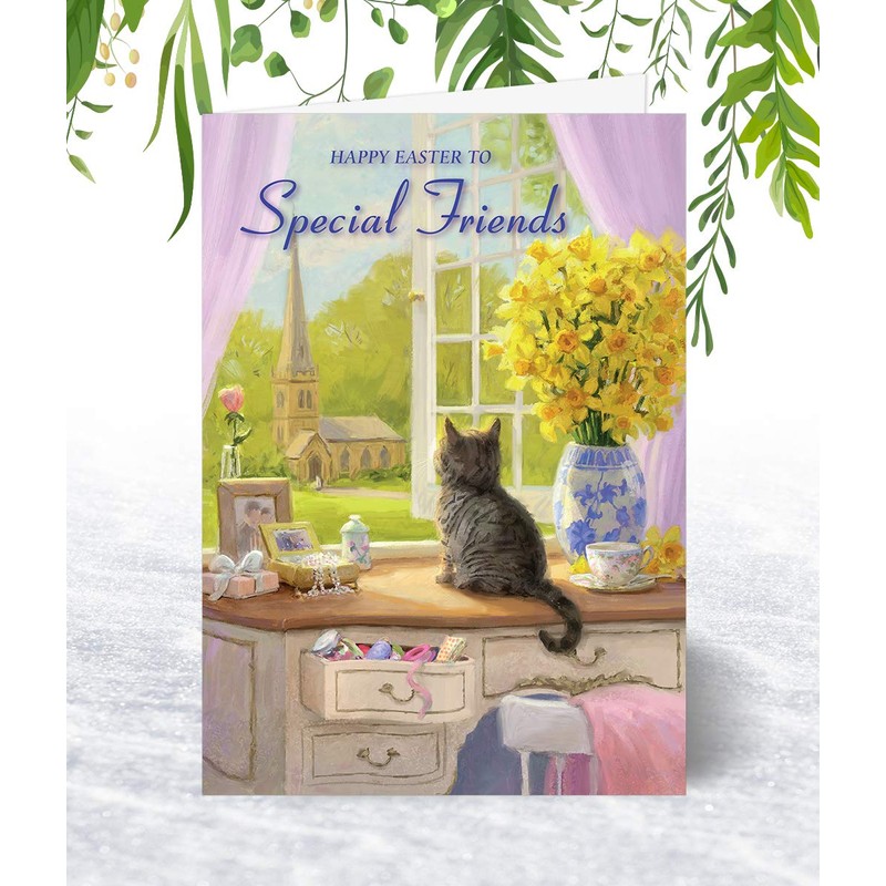 Special Friends Easter Card - Spring Morning - Medium Sized