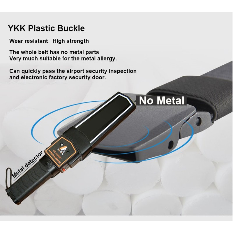 HOANAN 2-Pack Elastic Stretch Belt, Men’s All Size No Metal