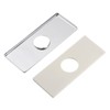 uxcell 6 Inch Hole Cover Deck Plate Escutcheon, Stainless Steel