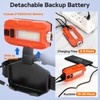 sonicRapid Rechargeable Headlamp with Detachable Flashlight 9000mAh