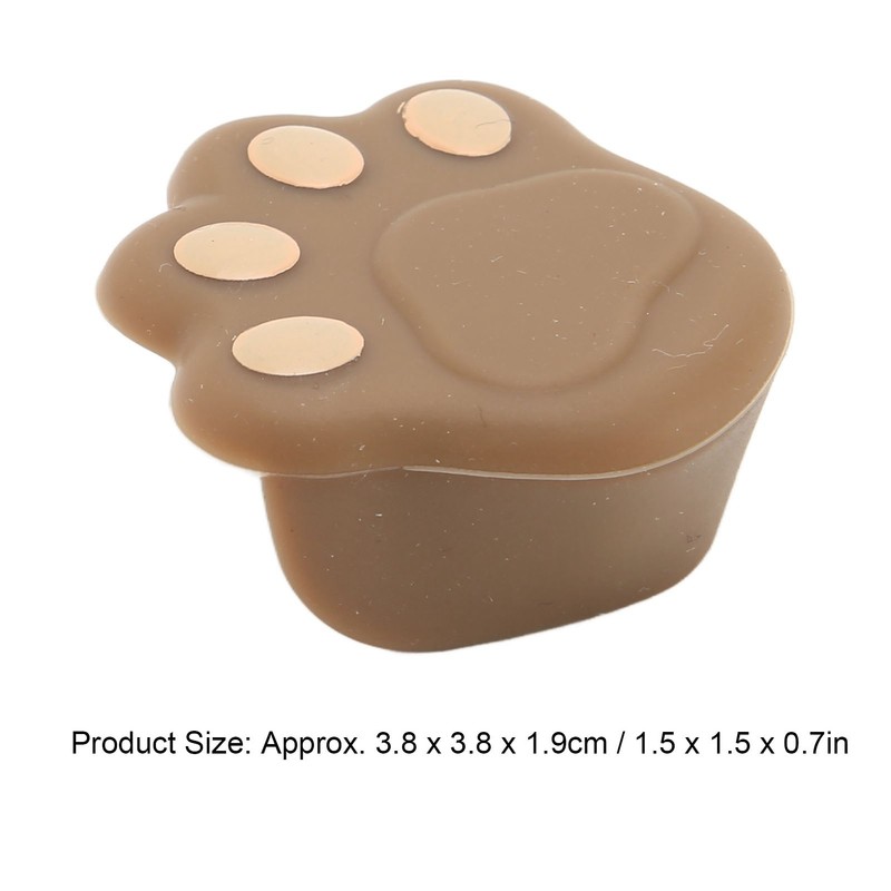 12 Pcs Corner Protector Cat Paw Shape Silicone Material 3.8x3.8x1.9cm