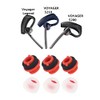 3X Ersatz-Ohrpolster für Plantronics Voyager 5200 Serie Bluetooth-Headset-Kopfhörer,Ultra-Komfort-Ohrstöpsel Silikon In-Ear