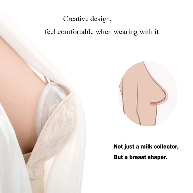 Upgrade Version Breast Shells Nipple Shield with Anti-Flow Stopper Therapy