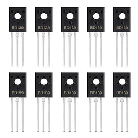 20 Piezas BD139 NPN Transistor de Potencia Triodo Componentes Electrónicos para Proyecto de Bricolaje Electrónico y Amplificador de Audio TO-126 1,5A 80V