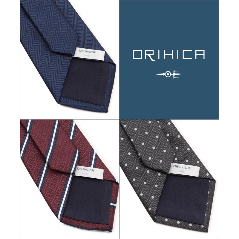 ORIHICA 【Included Box】Necktie Set of 3 Washable Gift Box Men's