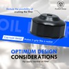 CCLIFE 73 mm Oil Filter Wrench 3/8 Inch Oil Filter