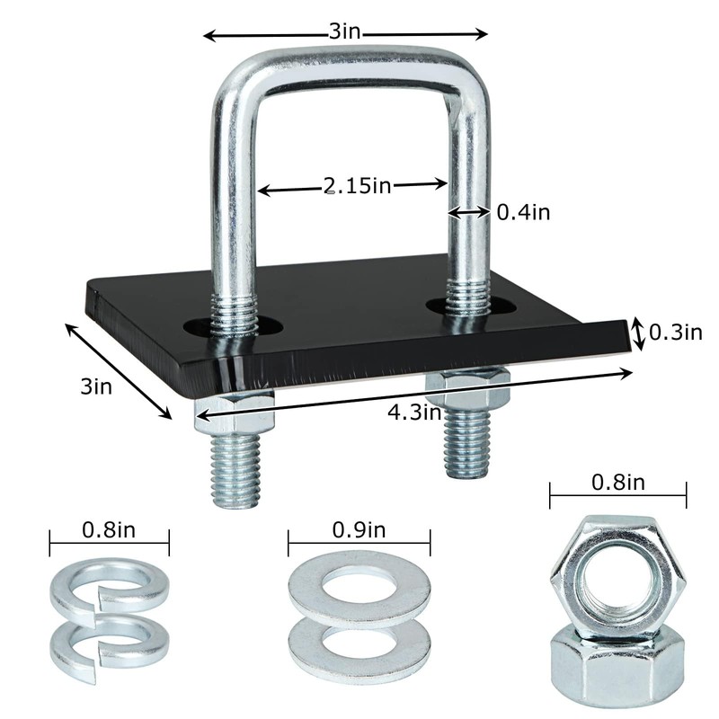 Anti-Rattle Stabilizer For 1.25/2, Trailer Hitch Tensioner Anti-Vibration Stabilizer Anti-Loosening