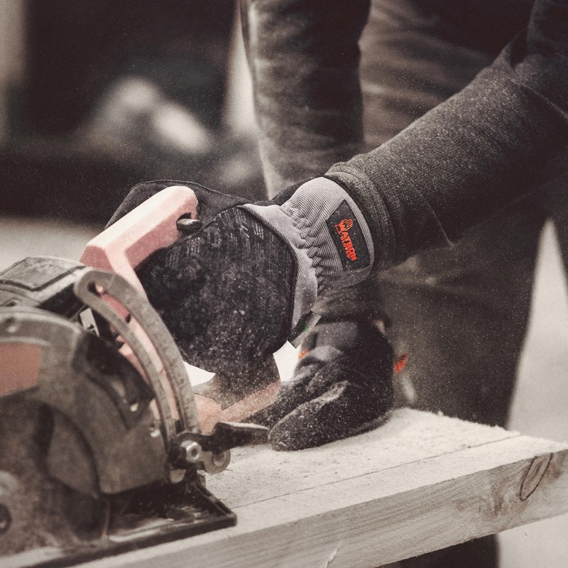 Watson Gloves Oil Change Sustainable Work Gloves: Elastic Cuff, Touchscreen,