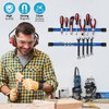 Rechabite 6 Pieces 18" Magnetic Tool Holder Strip, Blue Magnet
